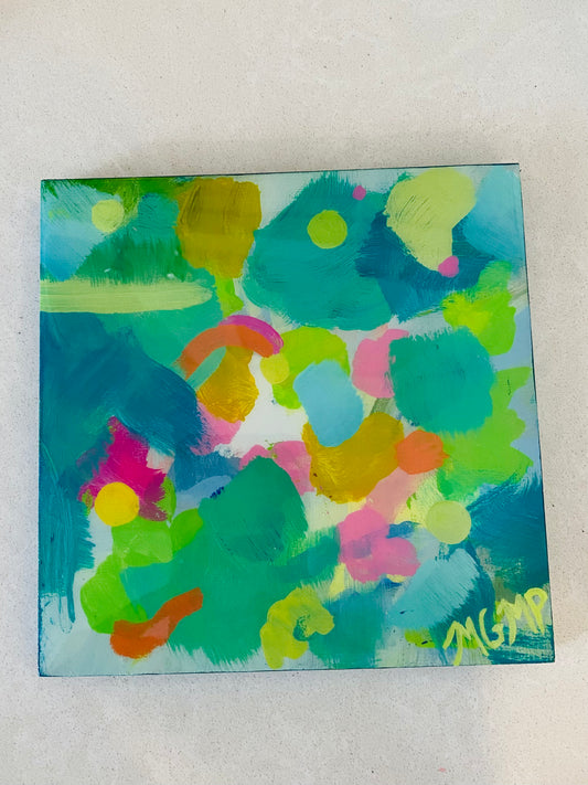 6 x 6 Original Abstract Art - Medicine